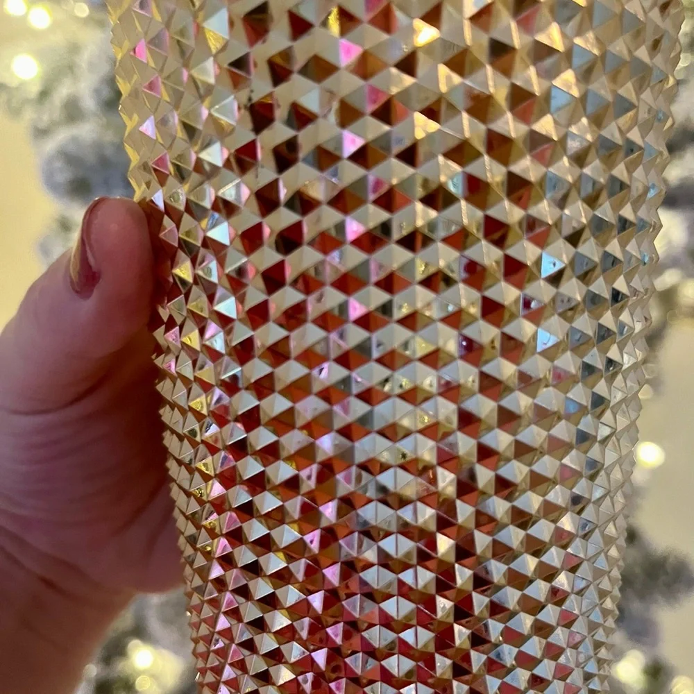 Gold Studded Tumbler with Straw-NEW! 10 available